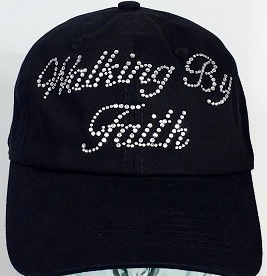 Walking By Faith Rhinestone Hat