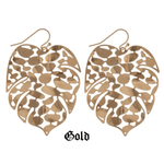 Load image into Gallery viewer, Palm Leaf Earrings
