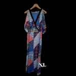 Load image into Gallery viewer, Patch Design Maxi Dress
